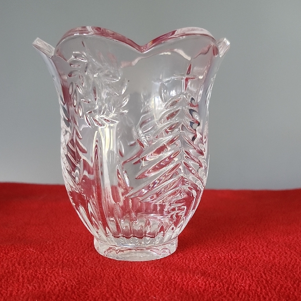 Elegant Clear Glass Vase